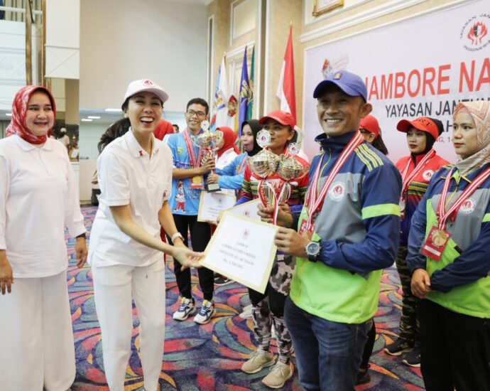 Penutupan Jamnas VII YJI di Balai Keratun Lt. III, Komplek Kantor Gubernur Lampung, Sabtu (16/9/2023). (Foto: Ist)