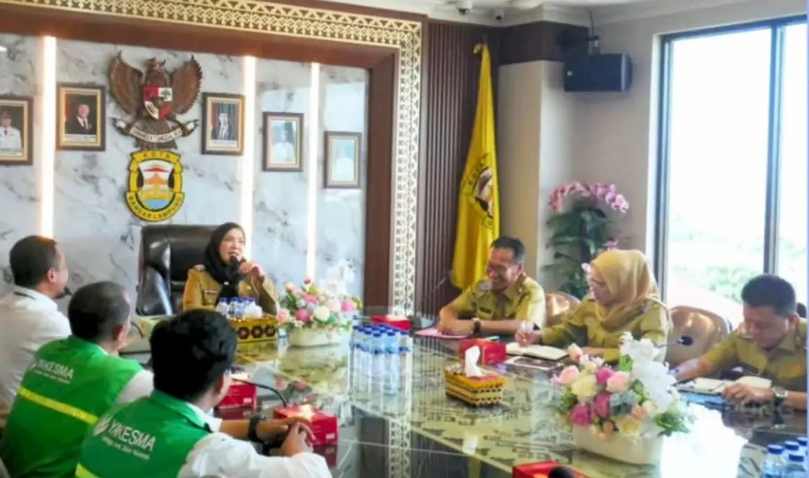Eva Dwiana terima audiensi Laznas Yakesma