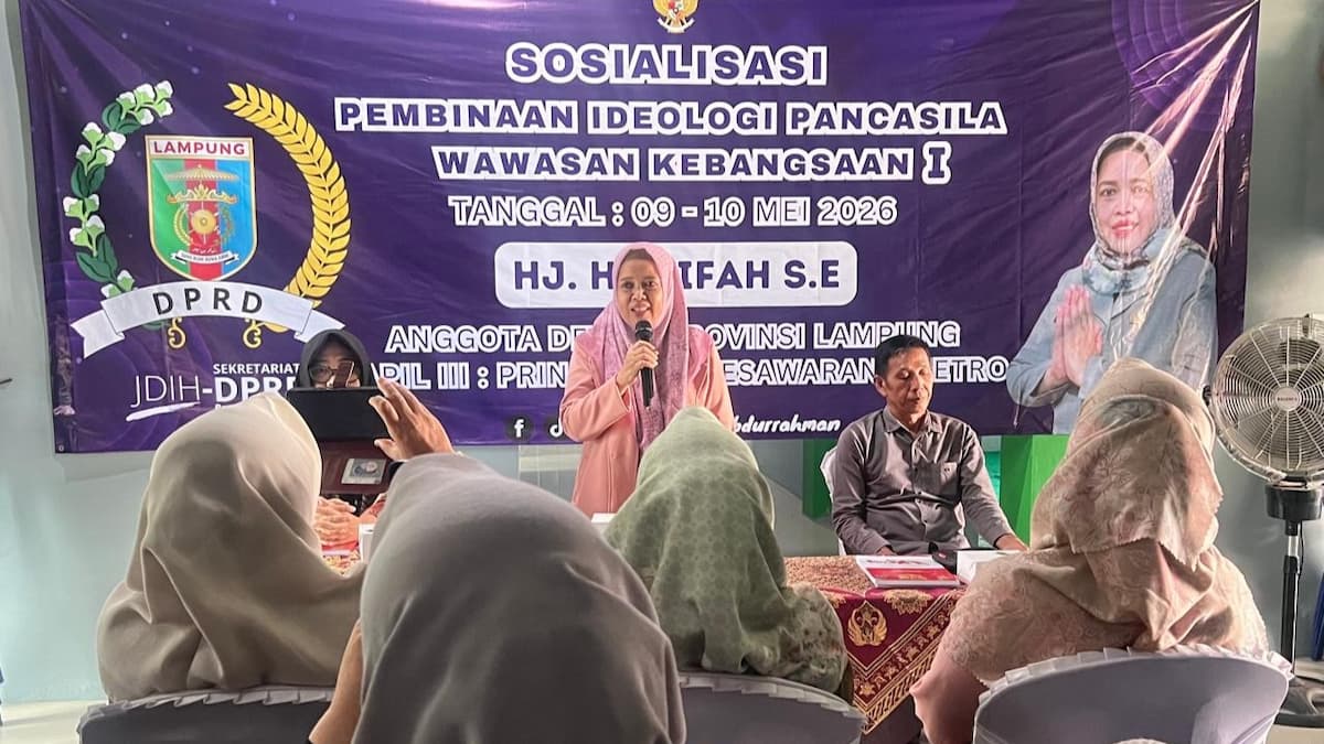 Hanifah sosialisasi Pembinaan Ideologi Pancasila dan Wawasan Kebangsaan di Bagelen