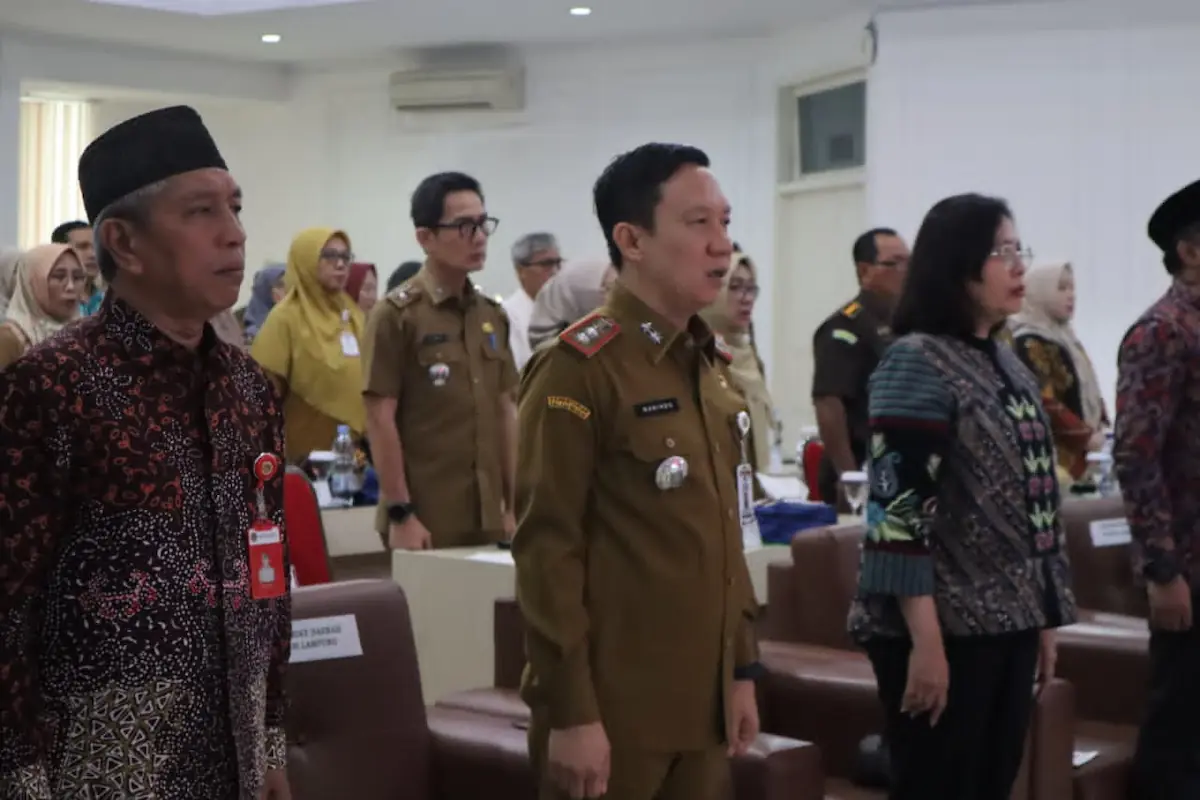 Marindo Kurniawan hadiri rakor GTRA Lampung 2026 di Aula Kantor BPN Lampung