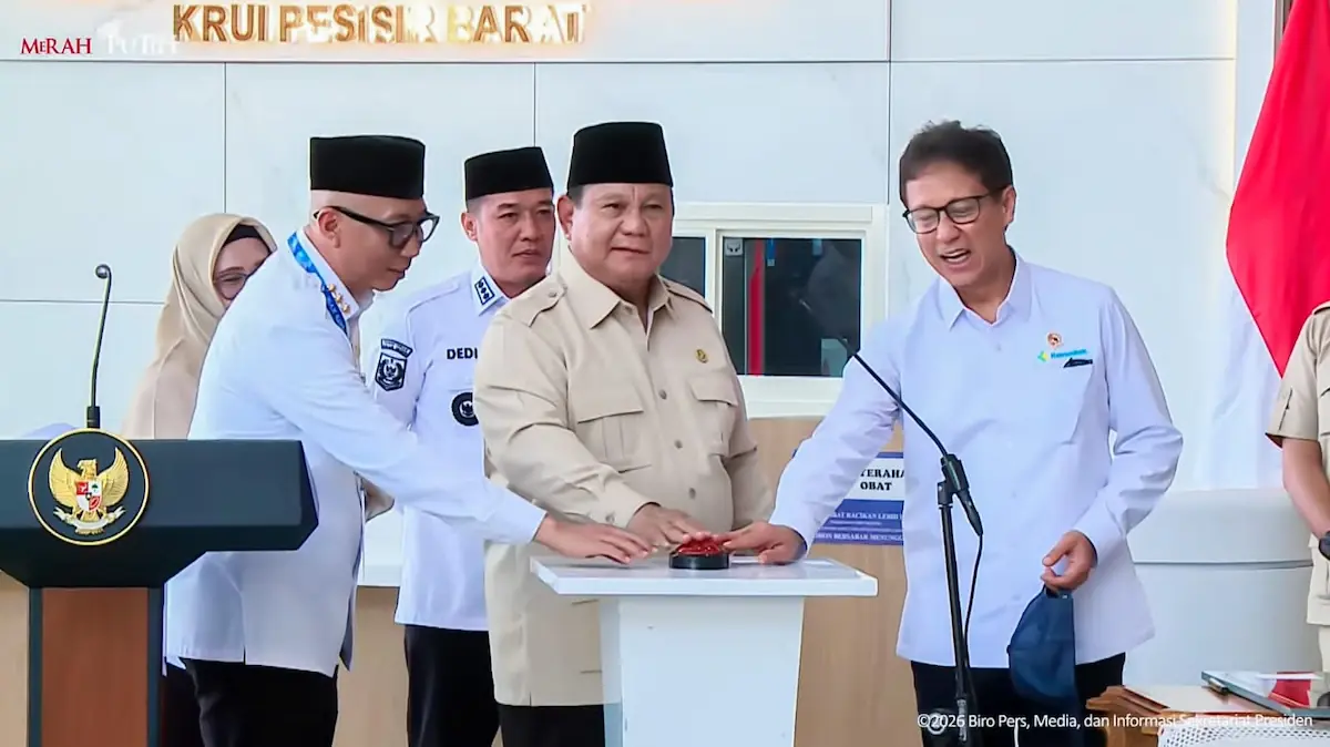 Gubernur Mirza bersama Presiden Prabowo dan Menkes Budi Gunadi Sadikin resmikan RSUD KH Muhammad Thohir Krui