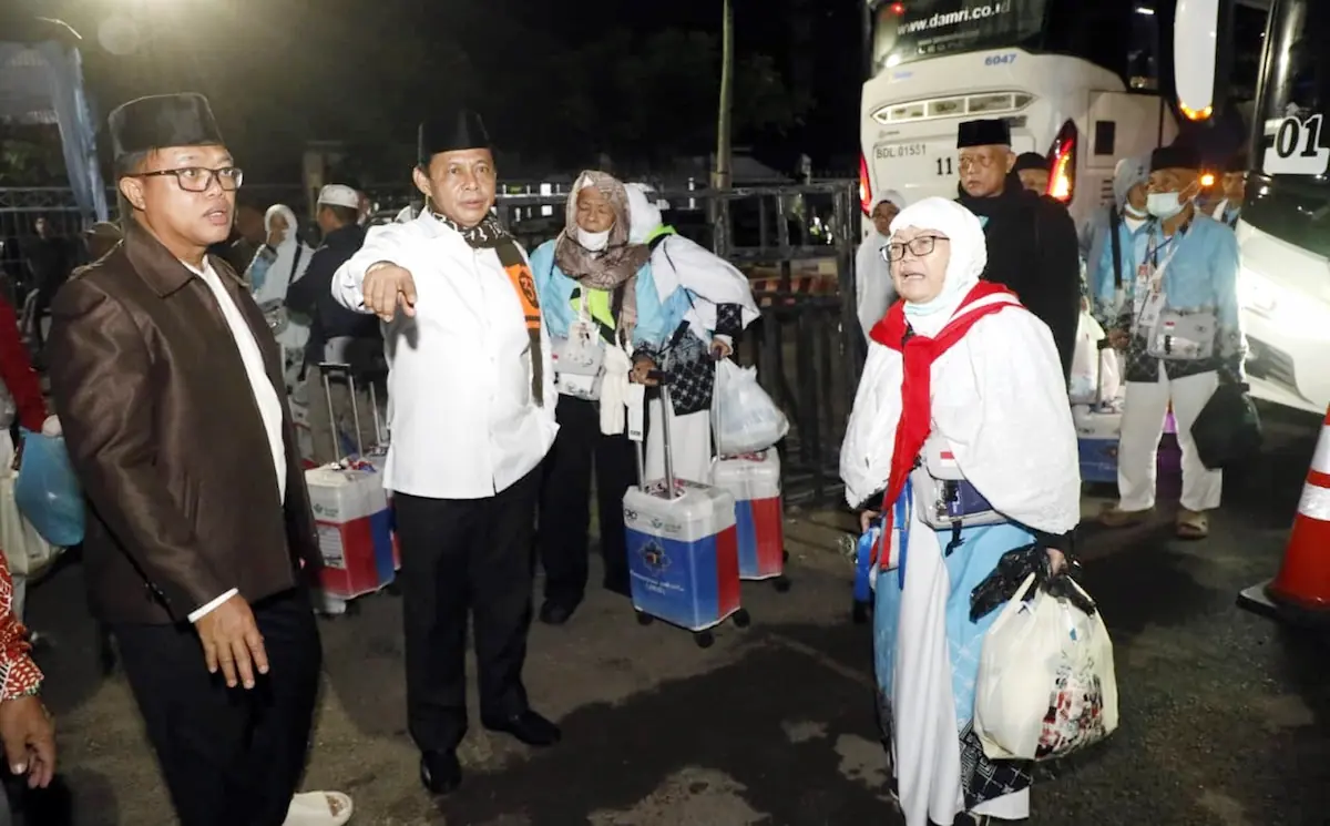Supriyanto sambut jemaah haji kloter 17 asal Lampung Selatan