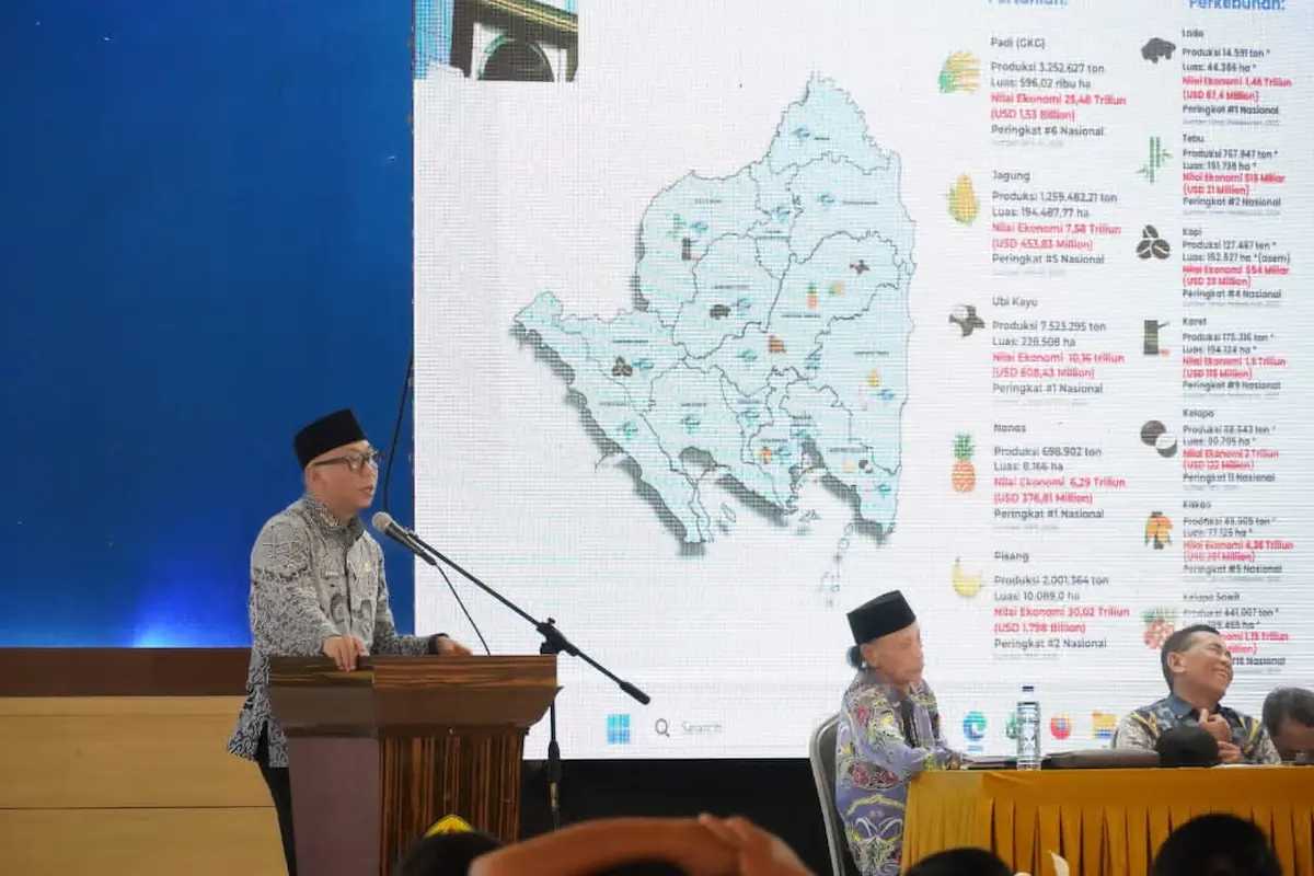 Gubernur Lampung Rahmat Mirzani hadiri Rembug Utama KTNA Penas XVII 2026 di GOR David Tony Universitas Gorontalo