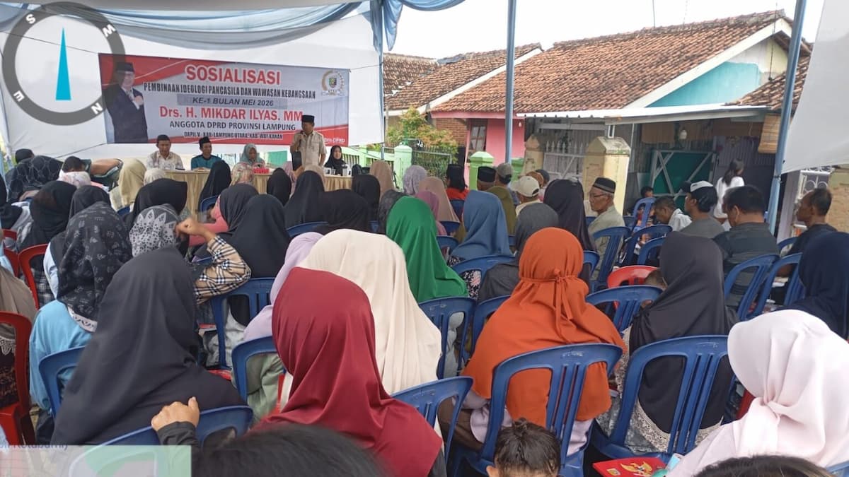 Mikdar Ilyas sosialisasi Pembinaan Ideologi Pancasila dan Wawasan Kebangsaan di Bumi Raya