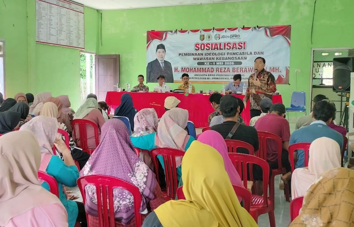 Reza Berawi sosialisasi Pembinaan Ideologi Pancasila dan Wawasan Kebangsaan di Neglasari