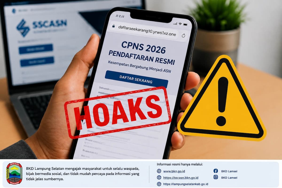 BKD Lamsel imbau masyarakat waspada hoaks rekrutmen CPNS 2026