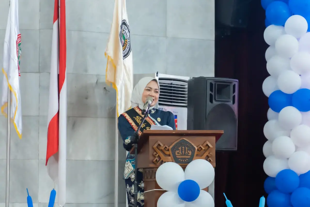 Bunda PAUD Lampung Purnama Wulan Sari Mirza hadiri peringatan HUT 76 IGTKI-PGRI Lampung di GSG Unila