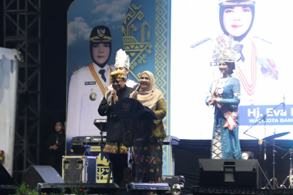 Wali Kota Bandarlampung Eva Dwiana membuka Bandar Lampung Expo 2026 di Graha Mandala Alam