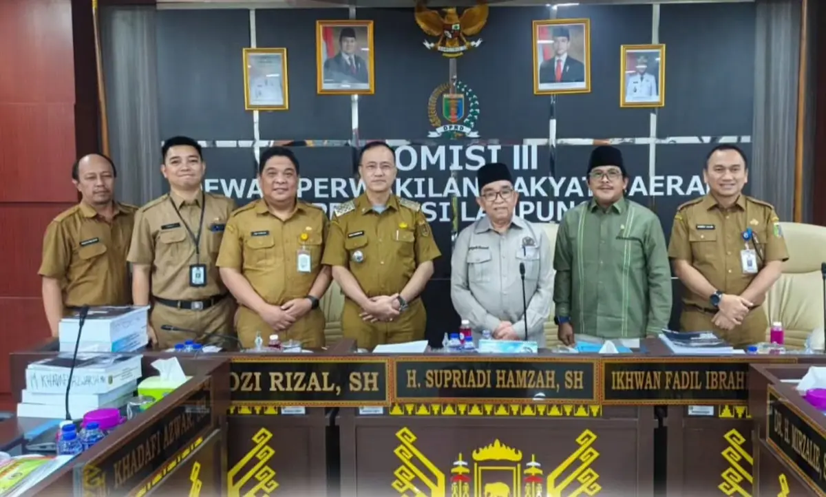 Komisi III DPRD Lampung menggelar RDP bersama 4 OPD mitra kerja terkait Raperda Pertanggungjawaban Pelaksanaan APBD 2025