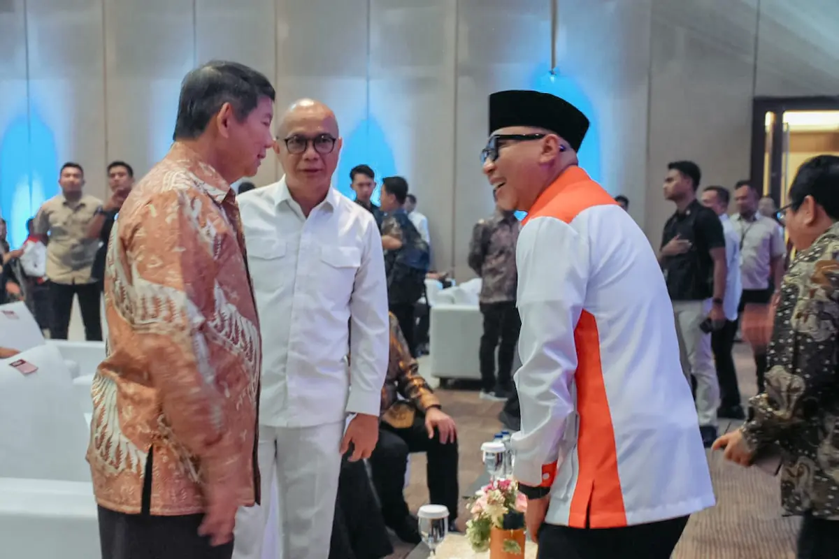 Gubernur Lampung Rahmat Mirzani Djausal pelantikan DPP, DPD, dan DPC Srikandi Jaga Desa se-Indonesia di Ballroom The Djakarta Theater