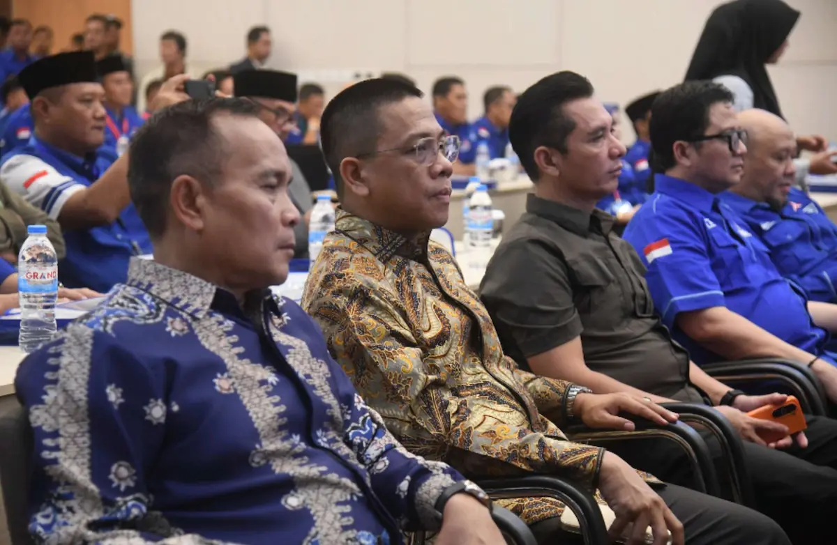 Sekretaris DPRD Lampung Descatama Paksi Moeda hadiri pembukaan Musda VI Demokrat Lampung