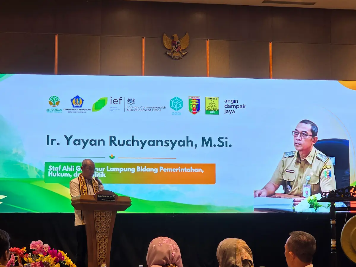 Staf Ahli Bidang Pemerintahan, Hukum, dan Politik Yanyan Ruchyansyah menghadiri Kick Off Meeting Proyek Penguatan KUPS Lampung Selatan dan Pesawaran