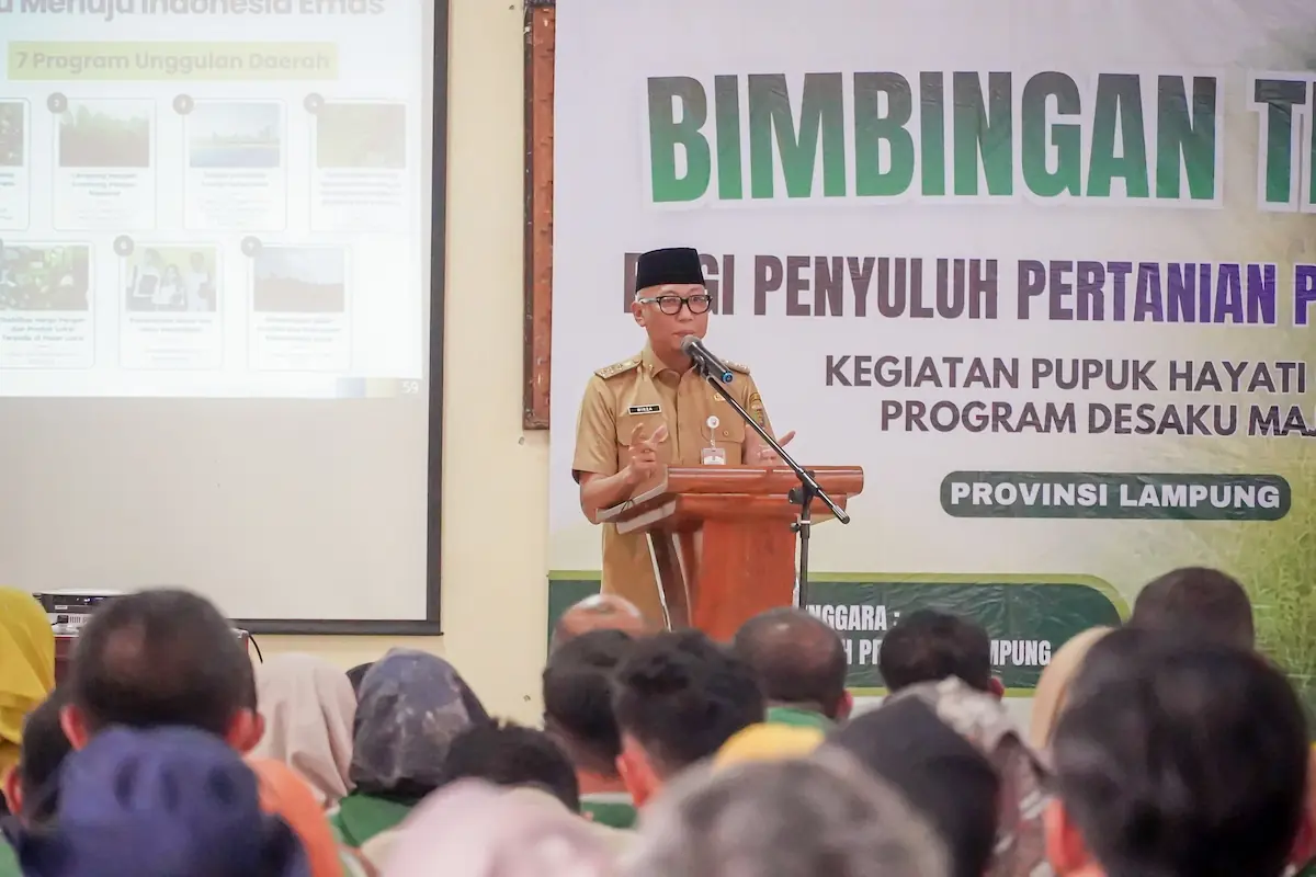 Gubernur Lampung Rahmat Mirzani Djausal menghadiri bimtek kegiatan PHC di Bapelkes Lampung