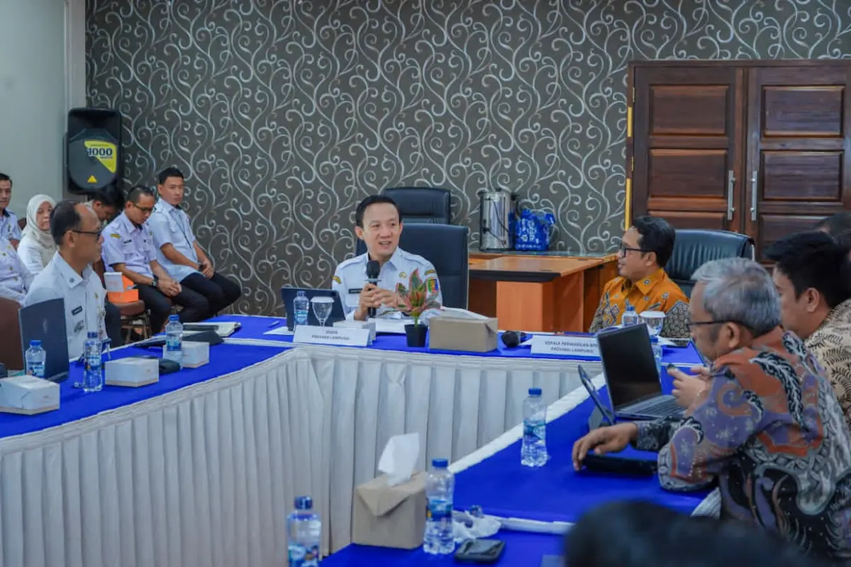 Entry Meeting Penugasan Pengawasan Sektor Ketahanan Pangan Triwulan III Tahun 2026 di Aula Perwakilan BPKP Lampung
