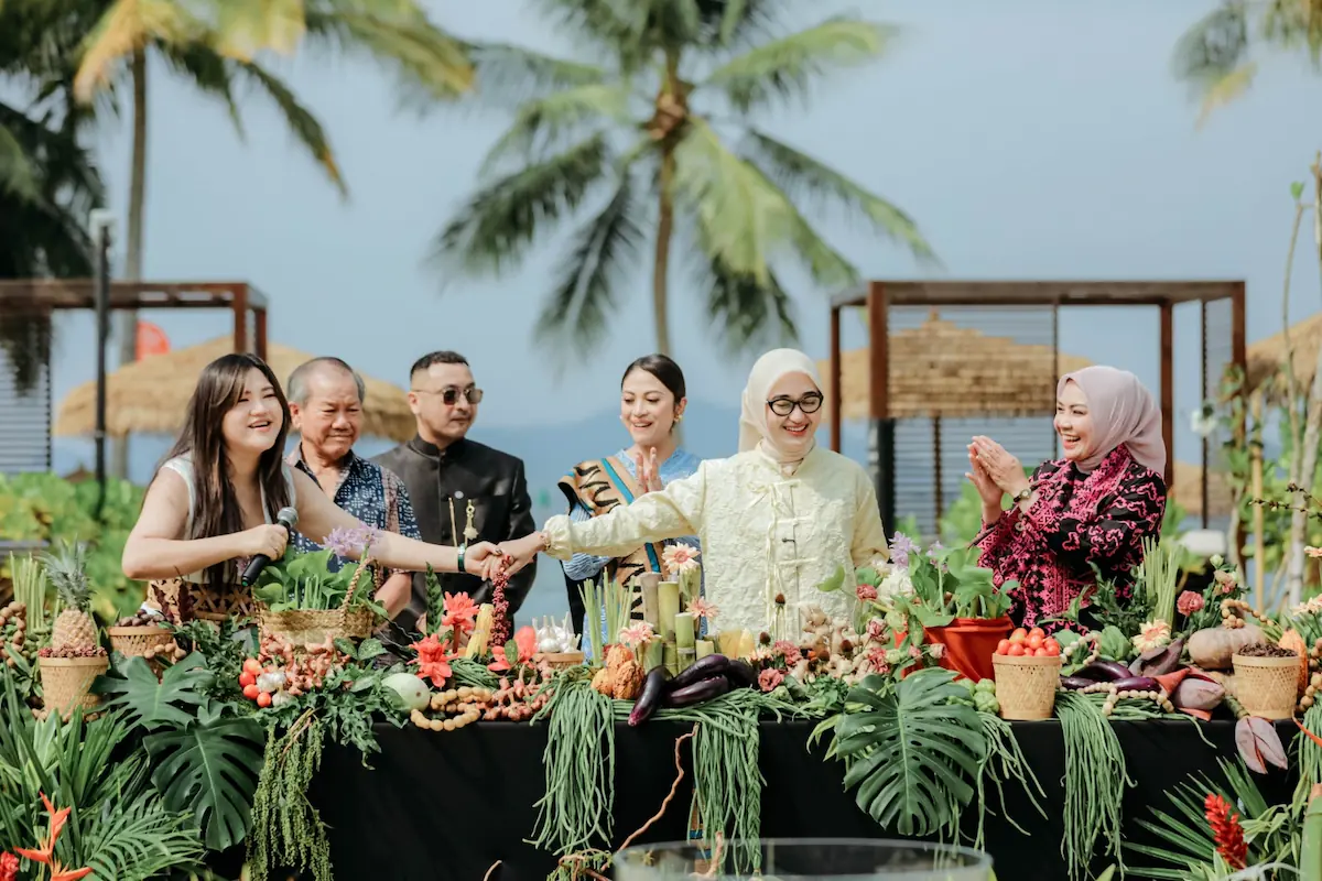 Wagub Lampung Jihan Nurlela dampingi Wakil Menteri Kebudayaan Giring Ganesha hadiri Pesenggiri Festival 2026 di Lampung Marriott Resort & Spa