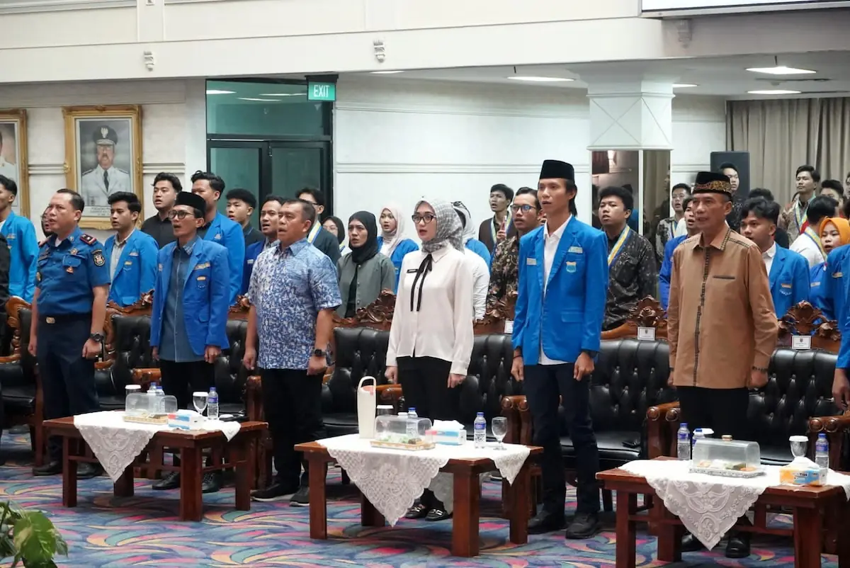 Wagub Lampung Jihan Nurlela membuka Pelatihan Kader Lanjut PMII Bandarlampung di Balai Keratun