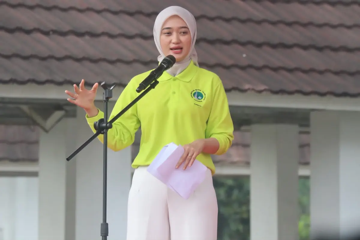 Wagub Lampung Jihan Nurlela menghadiri pengukuhan Perwatusi Lampung sekaligus mencanangkan Gerakan Lampung Peduli Osteoporosis di RSBNH, Kota Baru