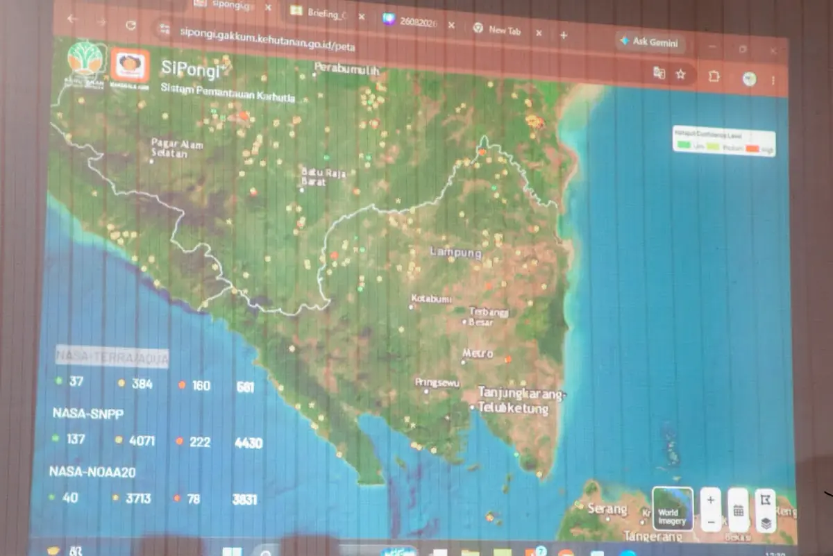 Pemprov Lampung memperkuat penanganan karhutla melalui operasi terpadu
