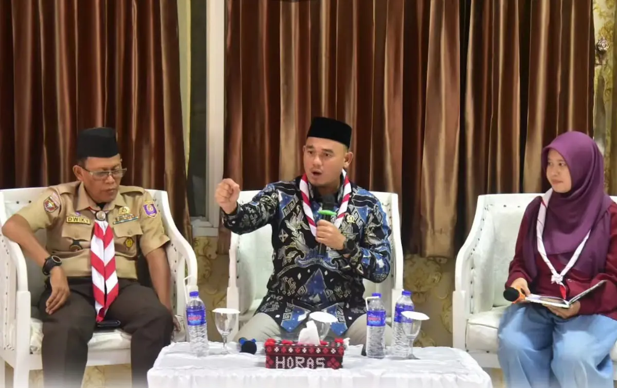 Anggota Komisi IV DPRD Lampung Wahrul Fauzi Silalahi menjadi narasumber KPDK 2026 di Komplek Kwarda Lampung