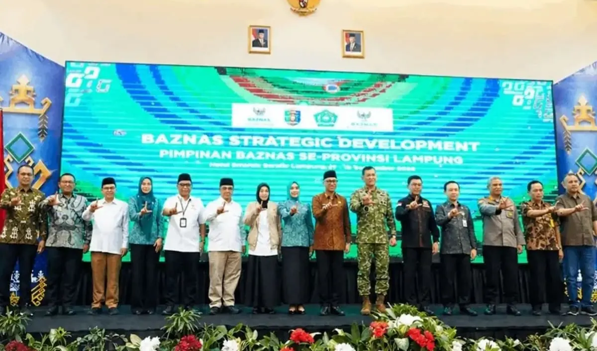 Ketua Komisi V DPRD Lampung Yanuar Irawan menghadiri pembukaan Baznas Strategic Development di Emersia Hotel & Resort