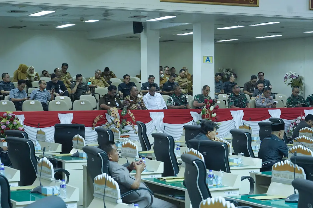 DPRD Lampung Rapat Paripurna penyampaian laporan dan penjelasan Bapemperda terhadap 12 Raperda Usul Inisiatif DPRD 2026