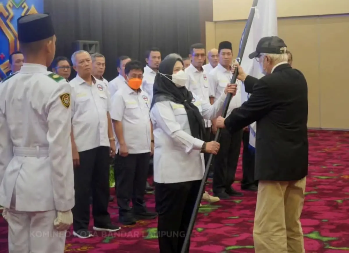 Wali Kota Bandarlampung Eva Dwiana resmi menjabat Ketua Pengprov PBVSI Lampung 2026–2030