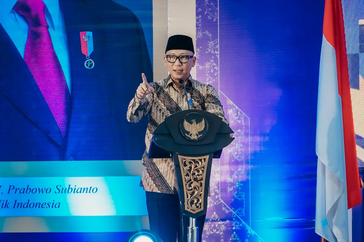 Gubernur Lampung Rahmat Mirzani Djausal menghadiri Seminar Nasional KDMP di Gedung Semergou Lantai 4 Kantor Wali Kota Bandarlampung