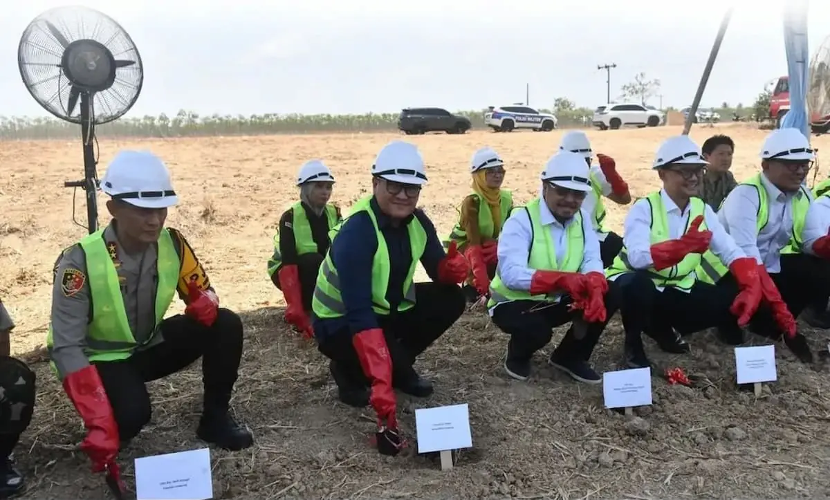 Ketua DPRD Lampung, Ahmad Giri Akbar, menghadiri peluncuran Bioethanol Development Center di Desa Kota Agung, Tegineneng, Pesawaran