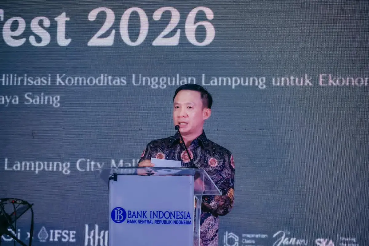 Sekdaprov Lampung Marindo Kurniawan menutup Lampung Begawi x SigerFest 2026 di Lampung City Mall