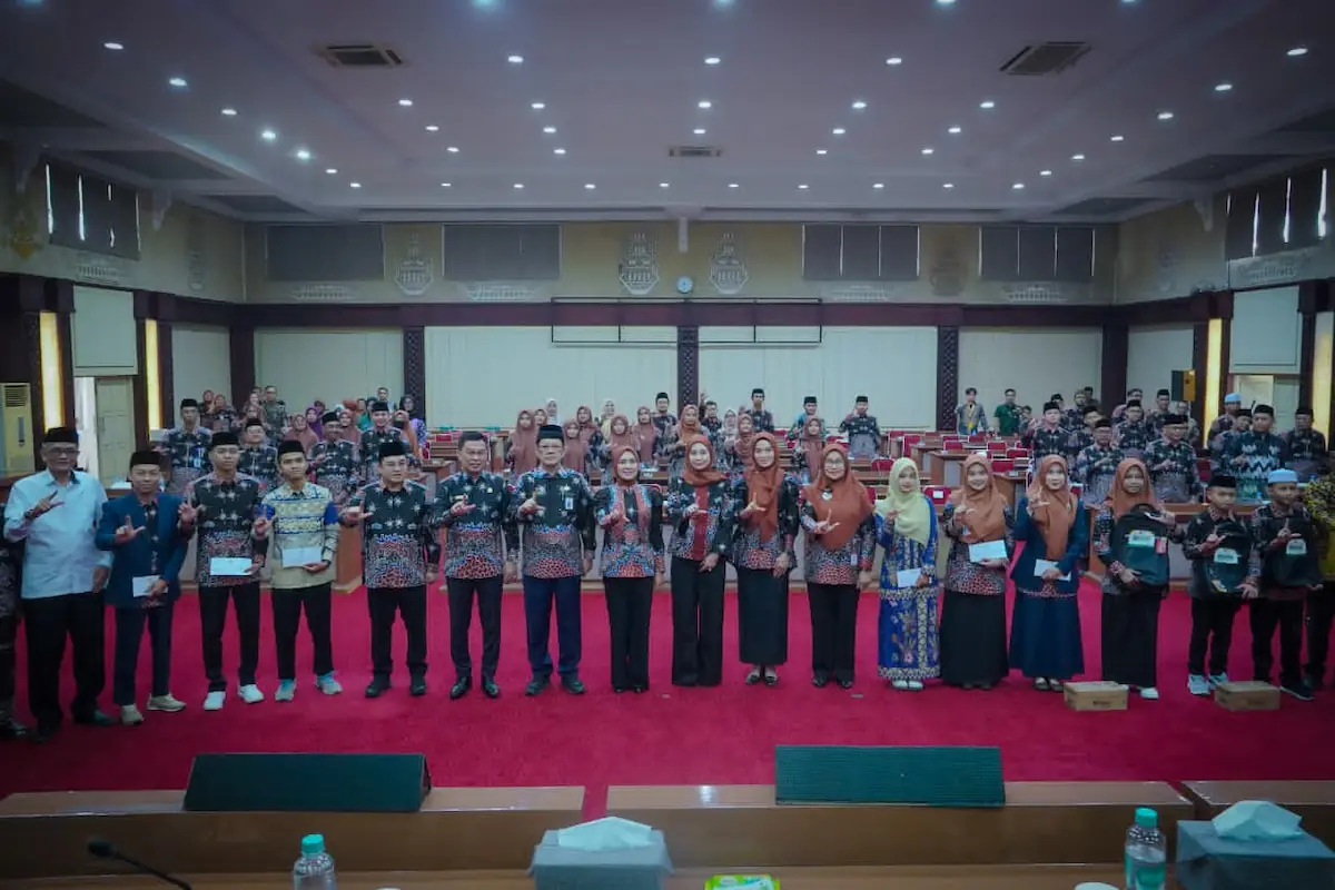 Ketua Komisi V DPRD Lampung Yanuar Irawan menghadiri pelepasan Kafilah Lampung MTQ Nasional XXXI 2026 ke Jawa Tengah, di Gedung Pusiban