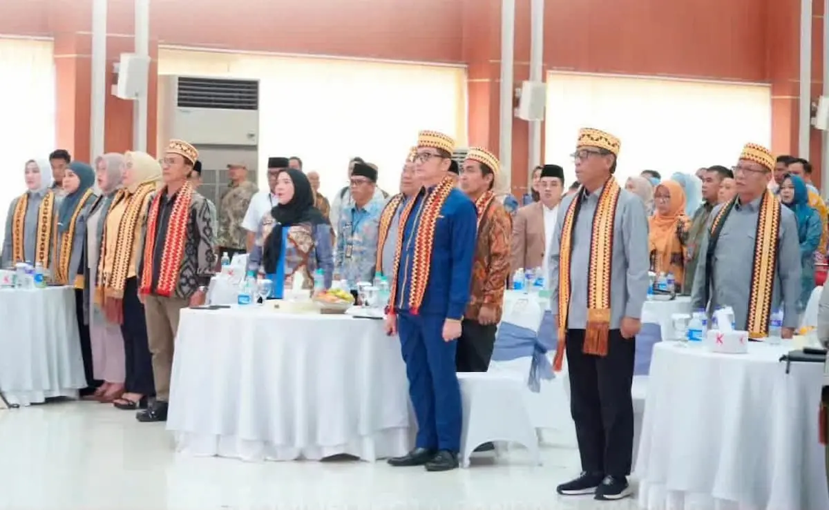 Wali Kota Bandarlampung Eva Dwiana menerima kunjungan kerja Komisi VIII DPR RI di Gedung Semergou