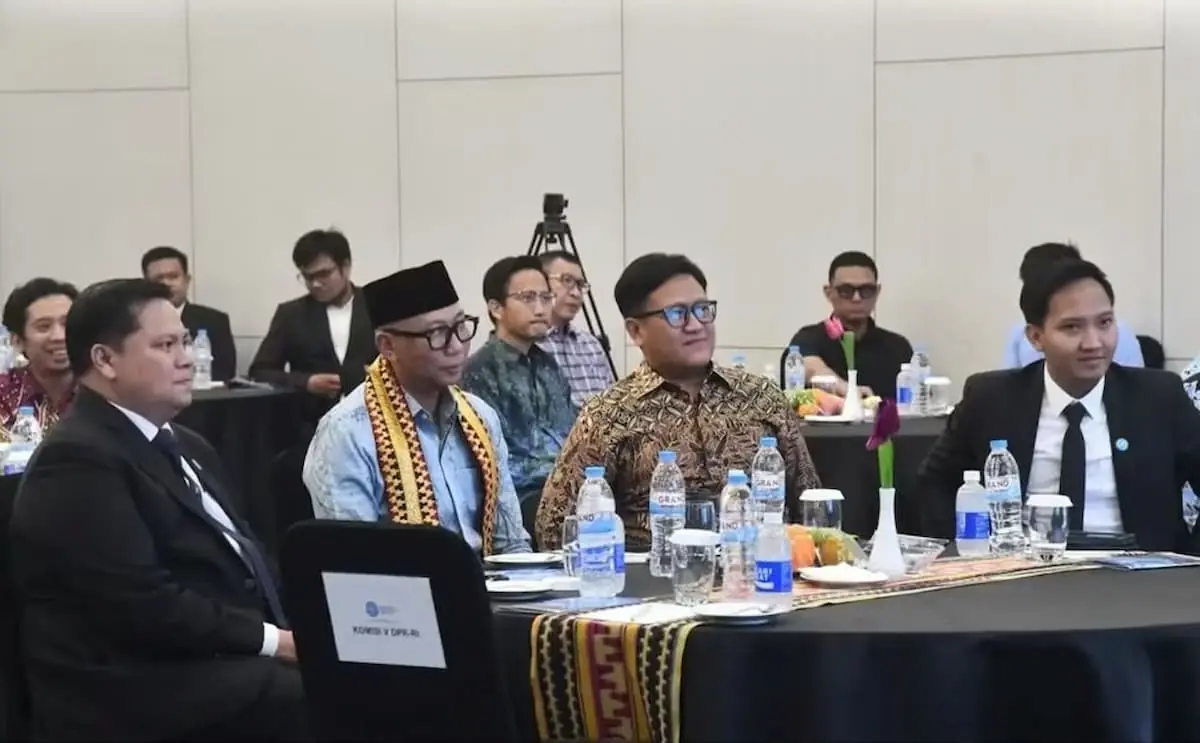 Ketua DPRD Lampung Ahmad Giri Akbar bersama Gubernur Rahmat Mirzani Djausal menghadiri FGD Nasional di Grand Mercure Hotel Lampung