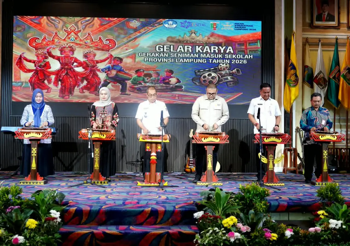 Pemprov Lampung adakan Gelar Karya GSMS Lampung 2026 di Balai Keratun, Komplek Kantor Gubernur Lampung.