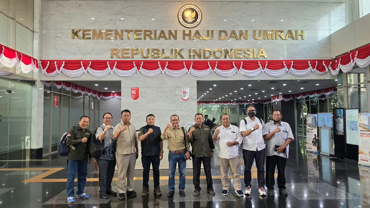 Sekretaris Komisi II DPRD Lampung Aribun Sayunis mengikuti pertemuan bersama Dirjen Pengembangan Ekosistem Ekonomi Haji dan Umrah Kementerian Haji dan Umrah RI.